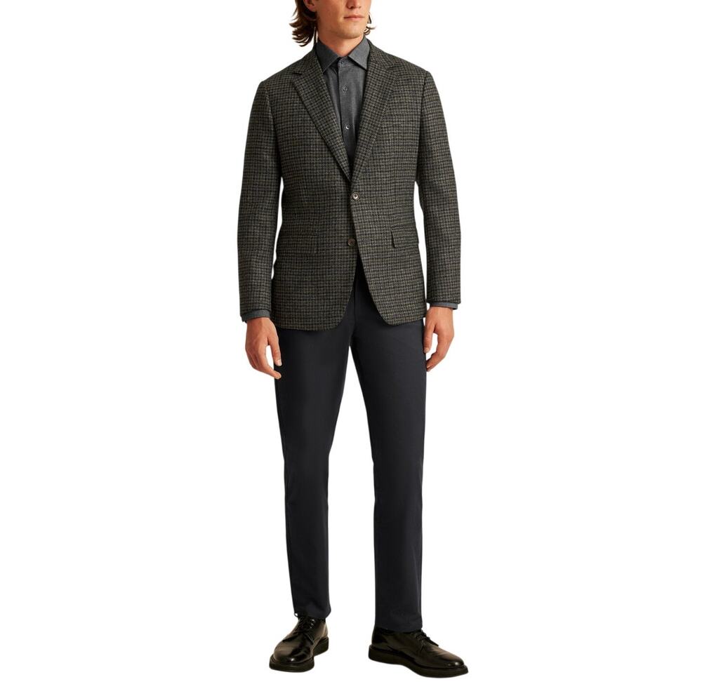 Bonobos British Tweed Green Jetsetter Blazer Size 42R